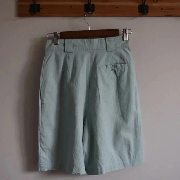 Carol Horn Workshop Linen Trouser Shorts - Picture 3 of 4